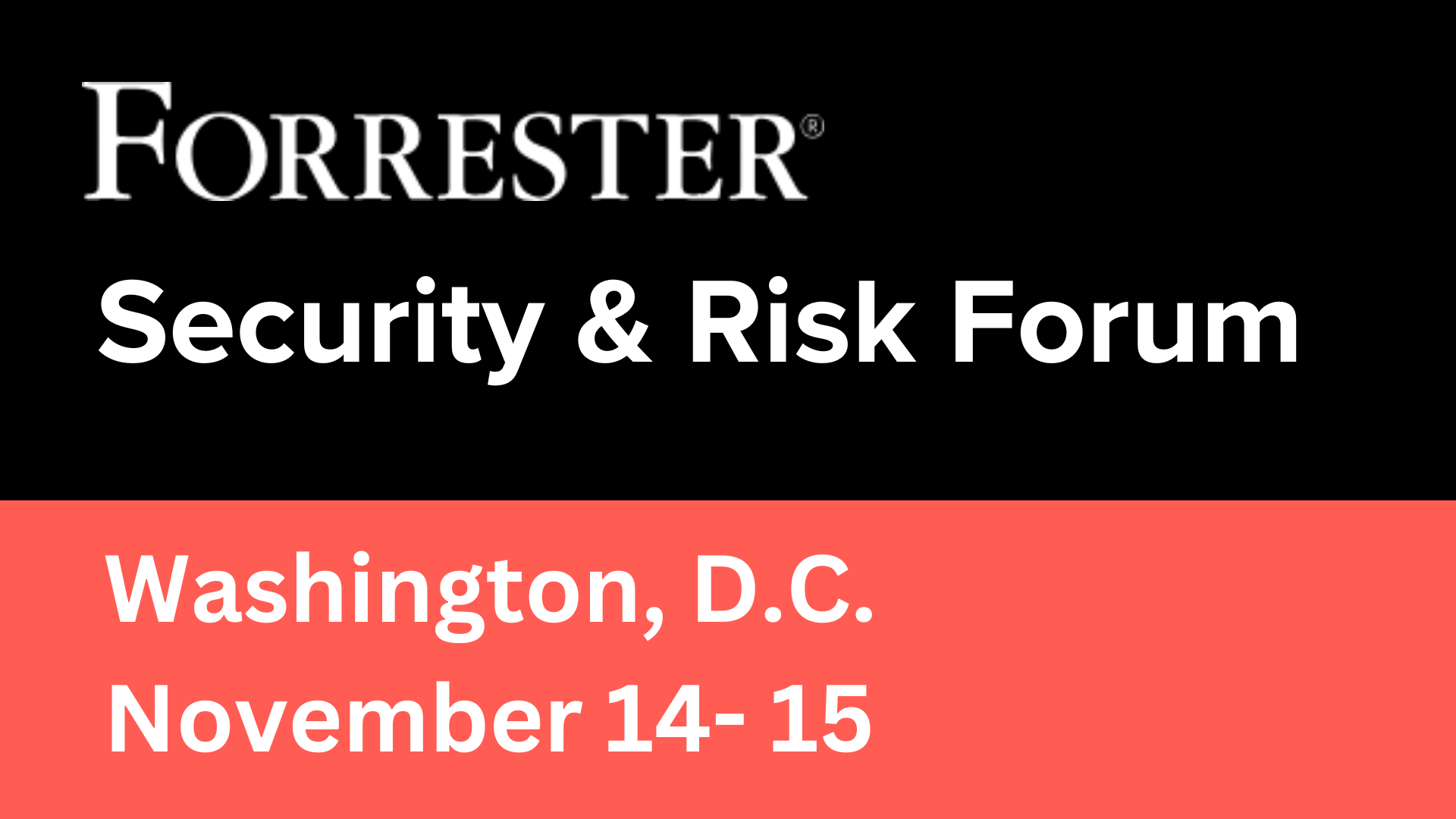 Forrester Security & Risk