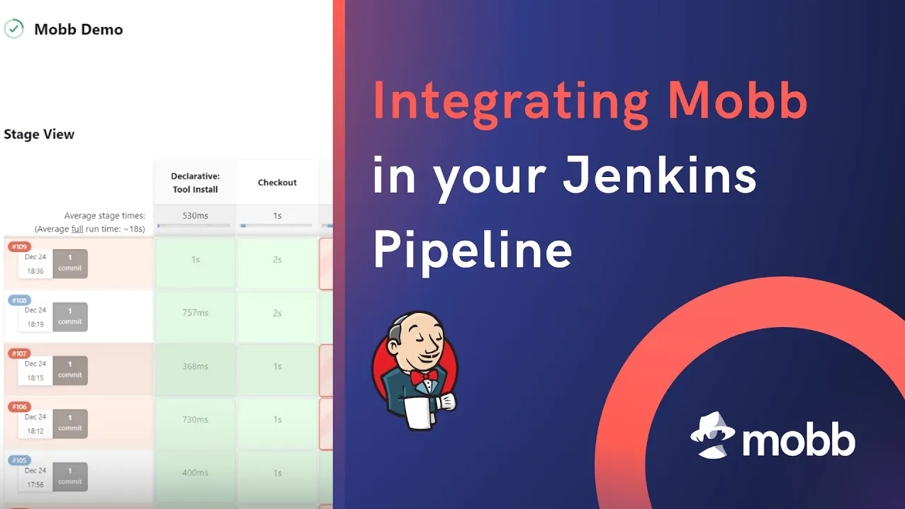Integrating Mobb in your Jenkins Pipeline