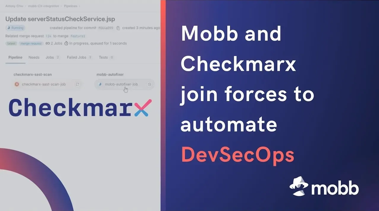 Mobb and Checkmarx Join Forces to automate DevSecOps